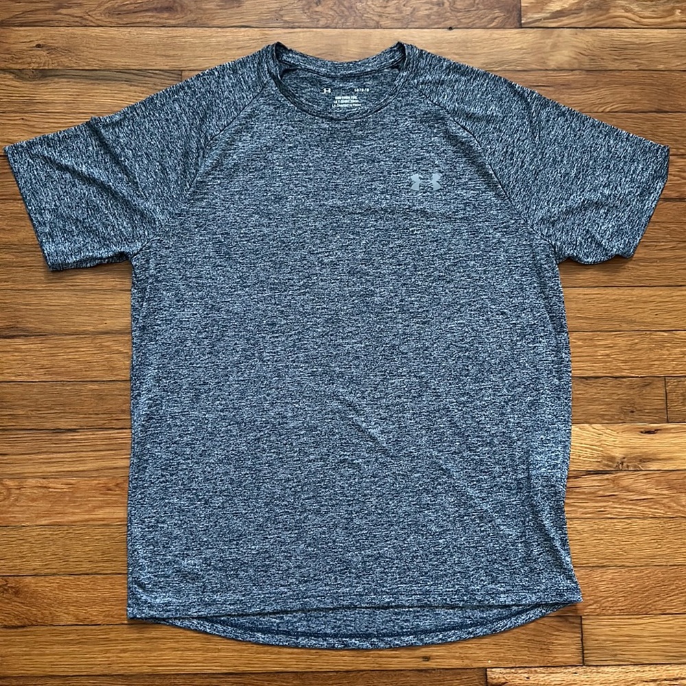 Under Armour. Sized L. Blue/Grey.